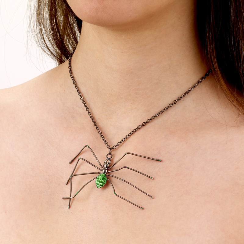 Spider Necklace (Green) for the 2022 Costume season.