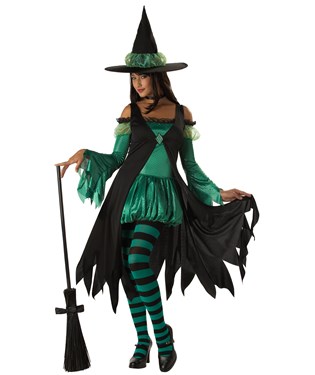 Emerald Witch Teen Costume