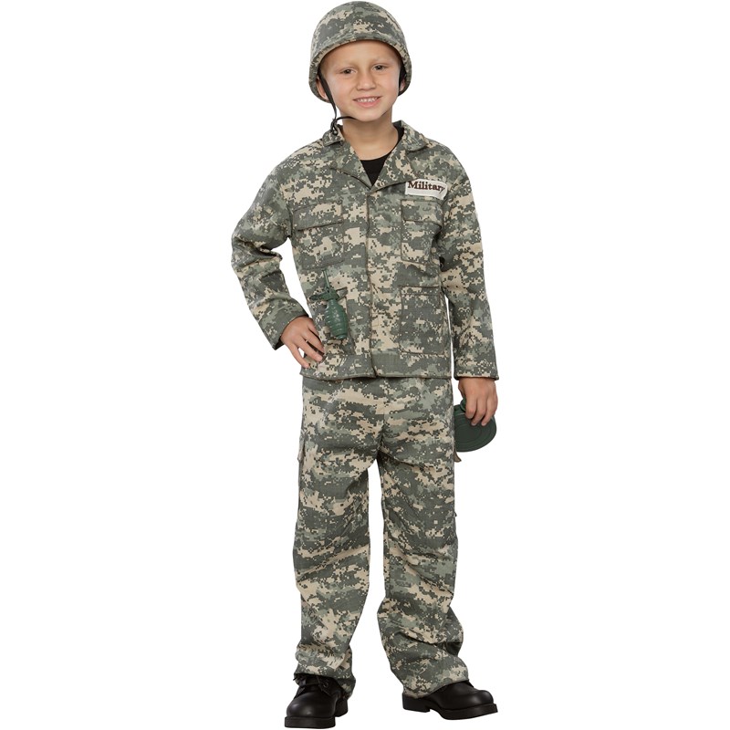 Army Soldier Child Costume for the 2022 Costume season.