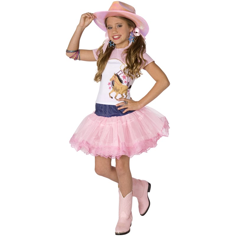 Planet Pop Star Cowgirl Child Costume for the 2022 Costume season.