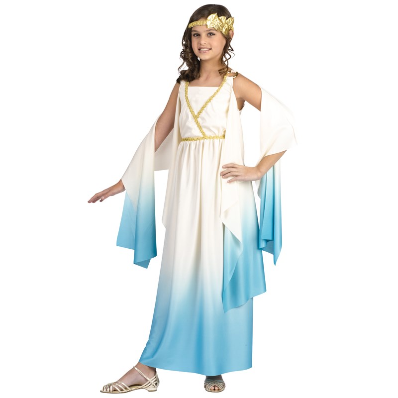 Greek Goddess Child Costume for the 2022 Costume season.
