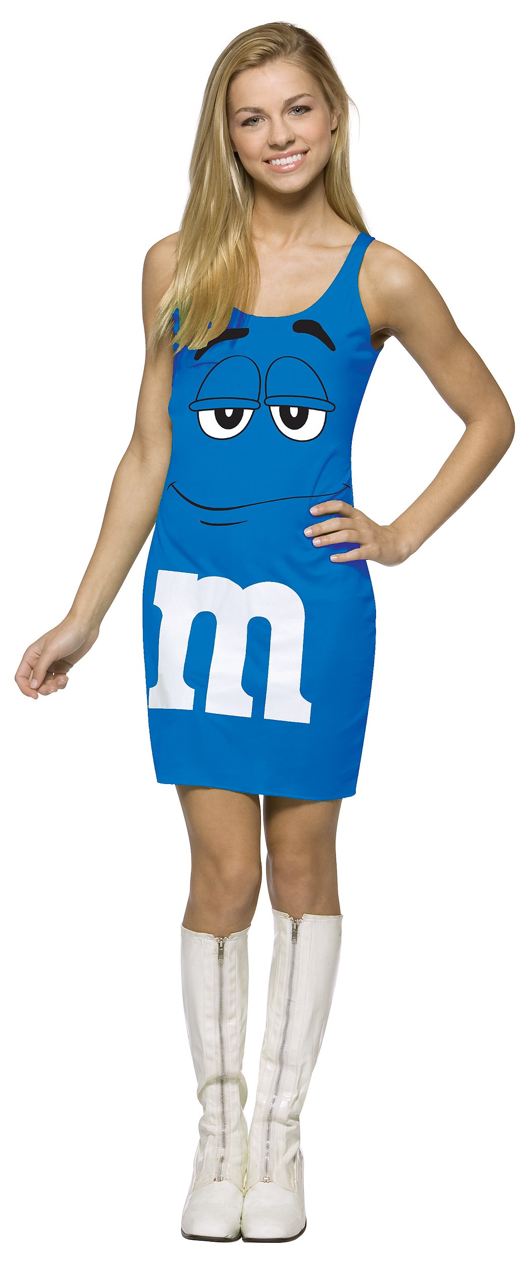 M&M Blue Tank Dress Teen Costume