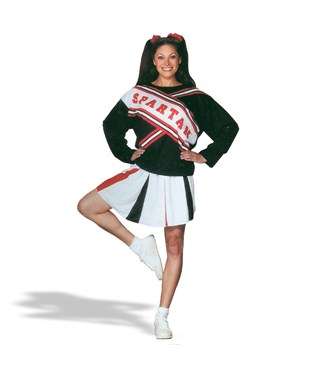 SNL  Spartan Cheerleader Female  Adult Costume