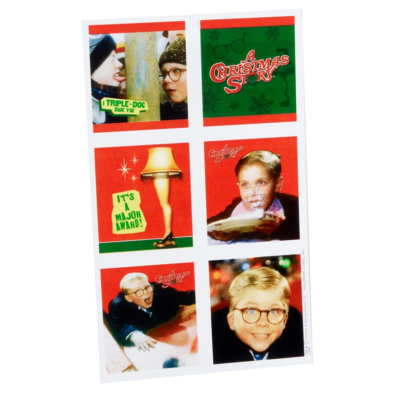 A Christmas Story Stickers (4 sheets) for the 2022 Costume season.