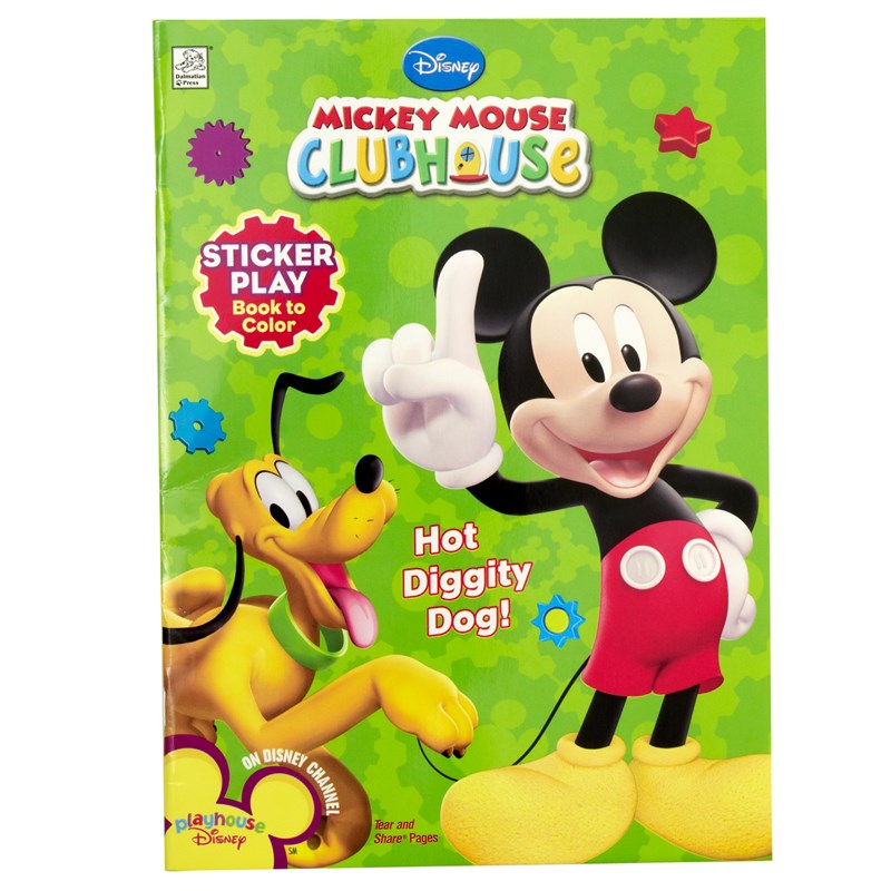 Disney Mickey Mouse Clubhouse Sticker Play Book for the 2022 Costume season.