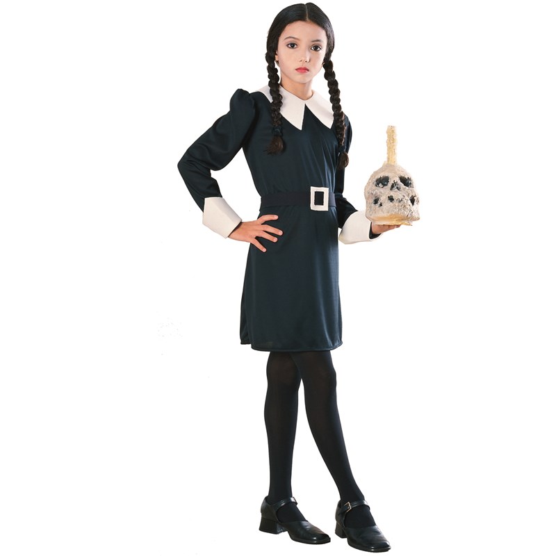 The Addams Family Wednesday Child Costume for the 2022 Costume season.