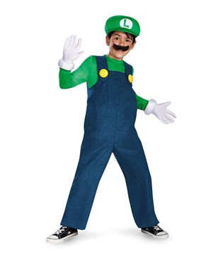 Super Mario Bros. – Luigi Deluxe Toddler / Child Costume