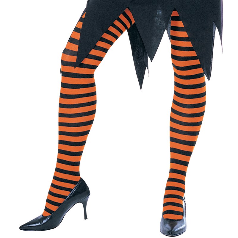 Orange and Black Striped Tights   Child for the 2022 Costume season.
