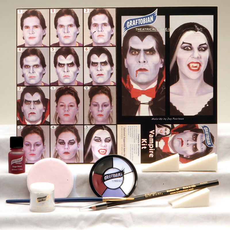 VampireTheatrical Makeup Kit for the 2022 Costume season.