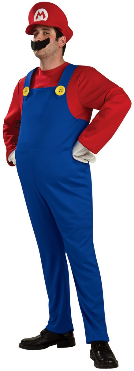 Super Mario Bros. Mario Deluxe Adult Costume