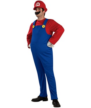 Super Mario Bros. Mario Deluxe Adult Costume