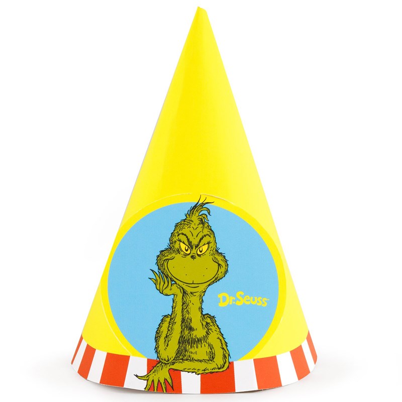 Dr. Seuss Cone Hats (8 count) for the 2022 Costume season.