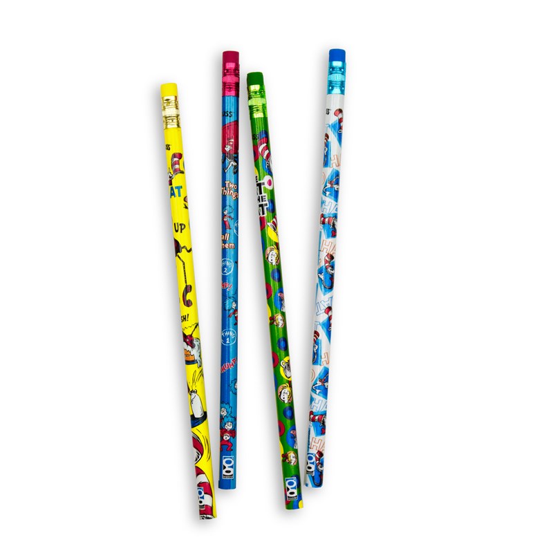 Dr. Seuss Cat In The Hat Pencils Asst. (8 count) for the 2022 Costume season.