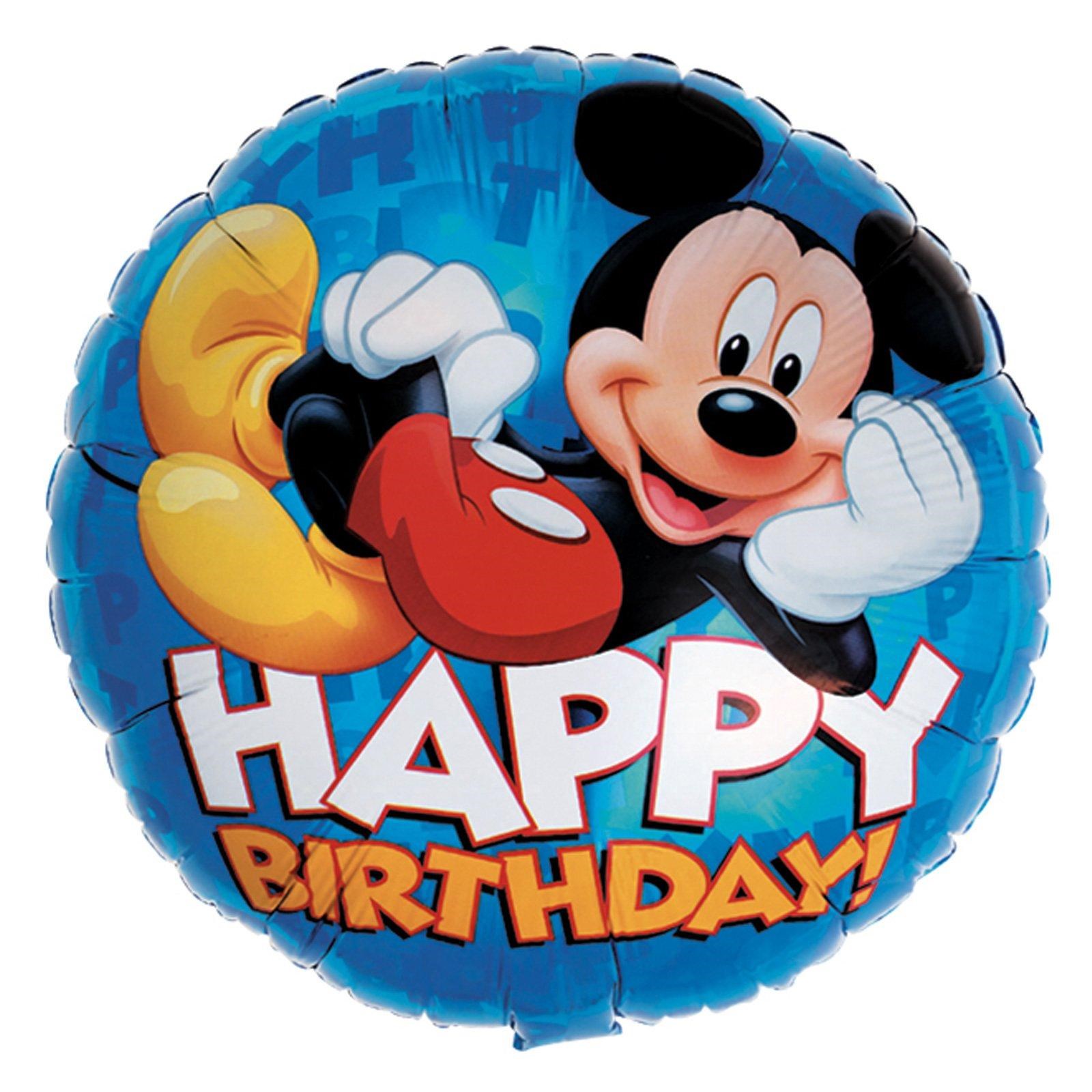 Disney Mickey Happy Birthday 18&quot; Foil Balloon