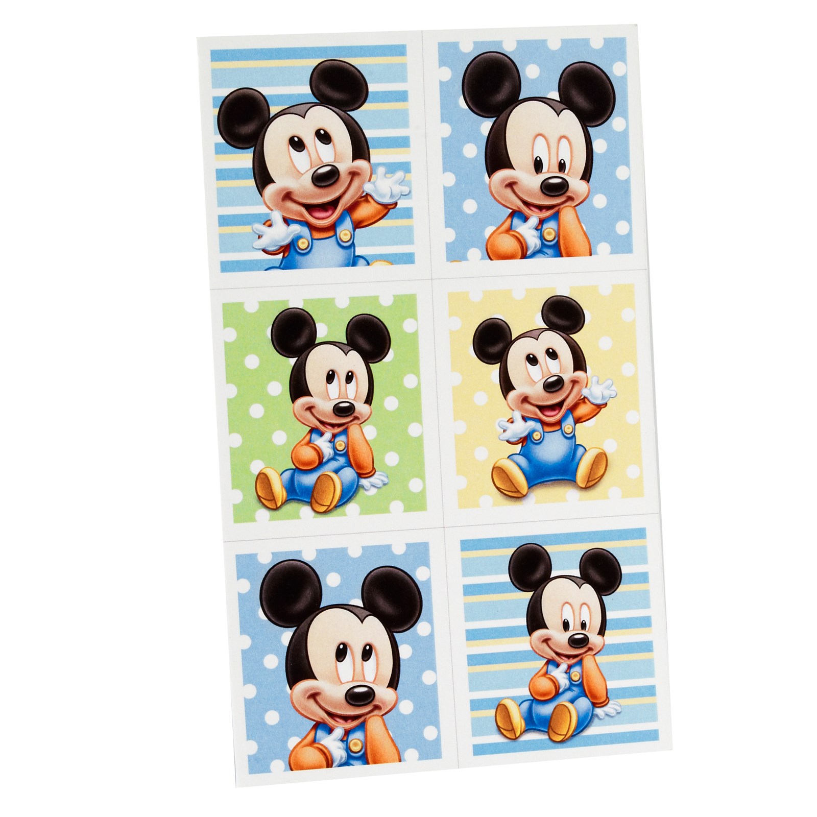 Disney Mickeys 1st Birthday Sticker Party 4 count
