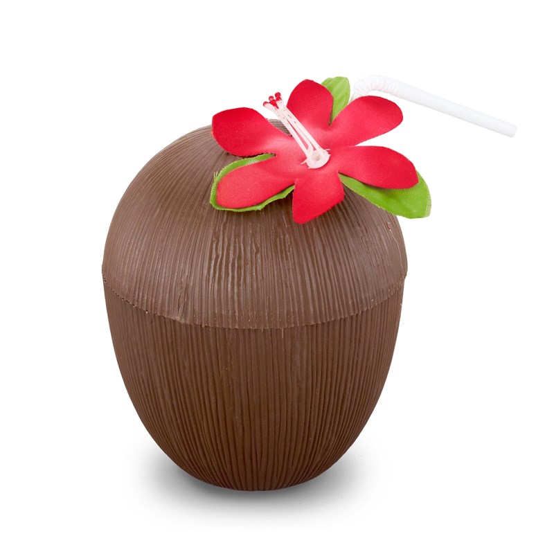 Coconut Cup with Cover and Straw for the 2022 Costume season.