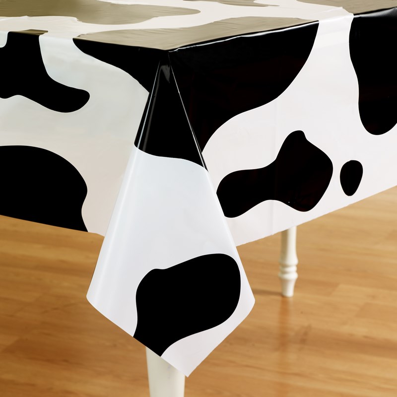 Cow Print Tablecover for the 2022 Costume season.