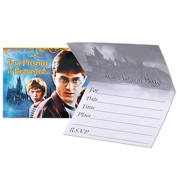 Harry Potter Deathly Hallows Invitations (8 count)