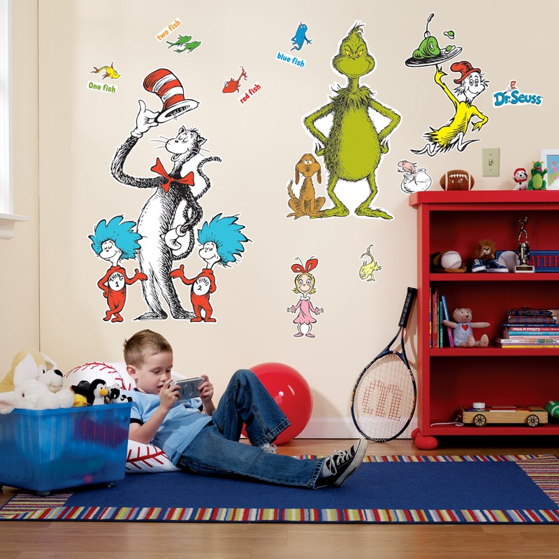 Dr. Seuss Giant Wall Decals for the 2022 Costume season.