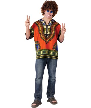 Dashiki Hippie Adult Shirt