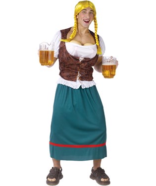 Miss German-breast Adult Costume