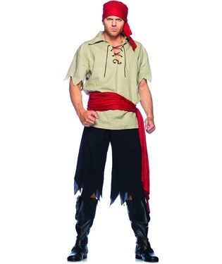 Cut Throat Pirate Adult Costume