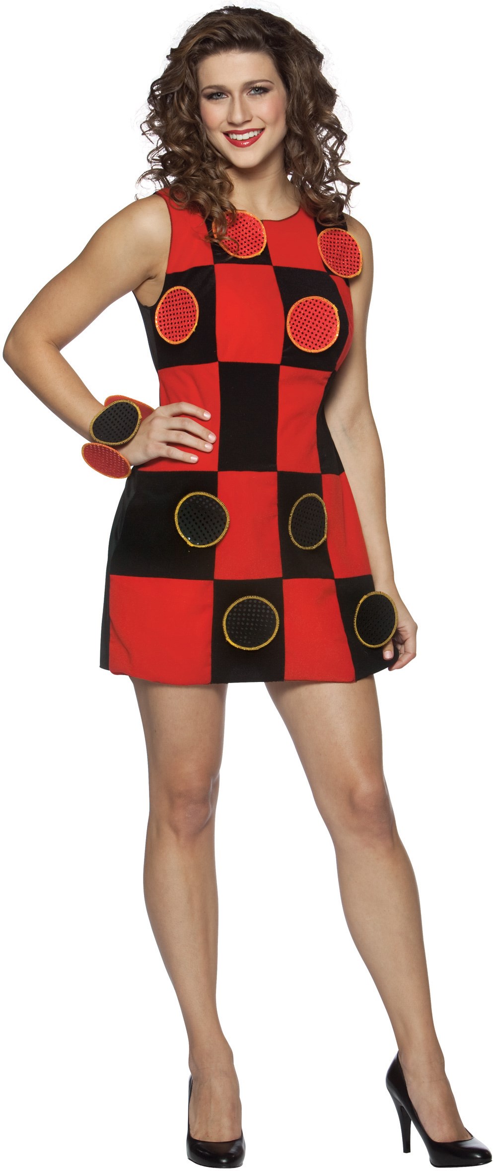 King Me! Checkers Dress Adult Costume