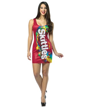 Skittles Tank Dress Adult Costume