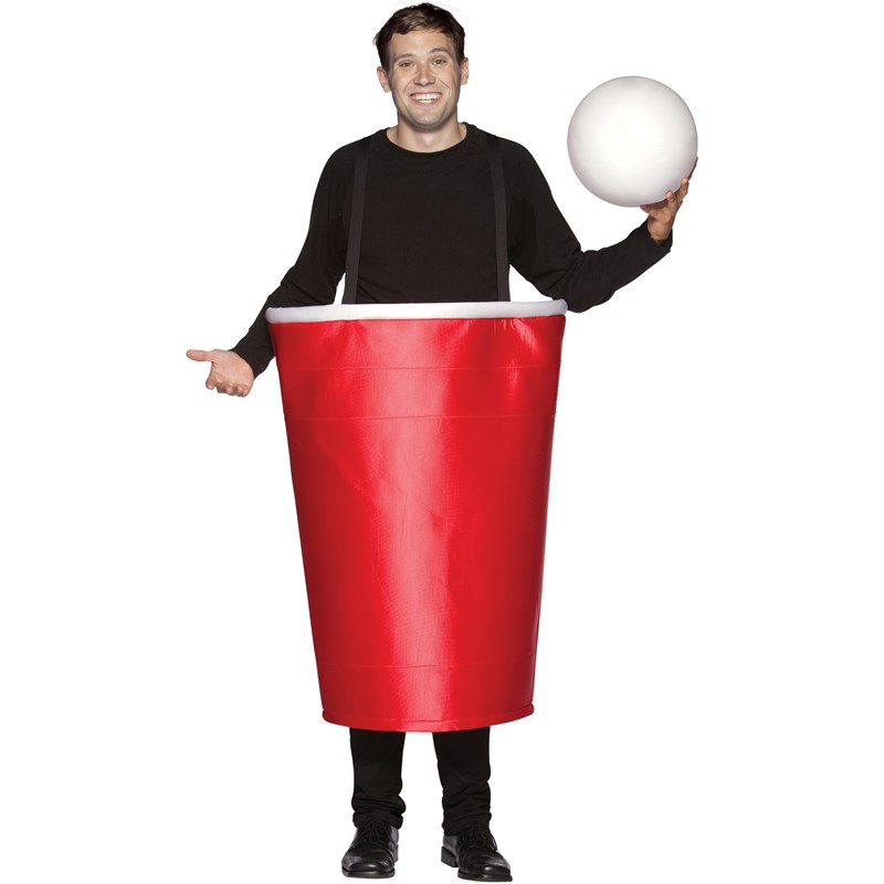 Beer Pong Cup Adult Costume for the 2022 Costume season.