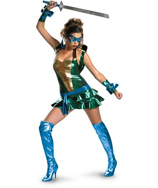 TMNT - Sexy Leonardo Blue Deluxe Adult Costume