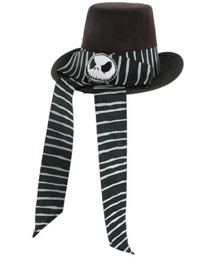 The Nightmare Before Christmas - Victorian Jack Mini Top Hat Adult