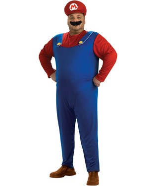Super Mario Bros. - Mario Adult Plus Costume