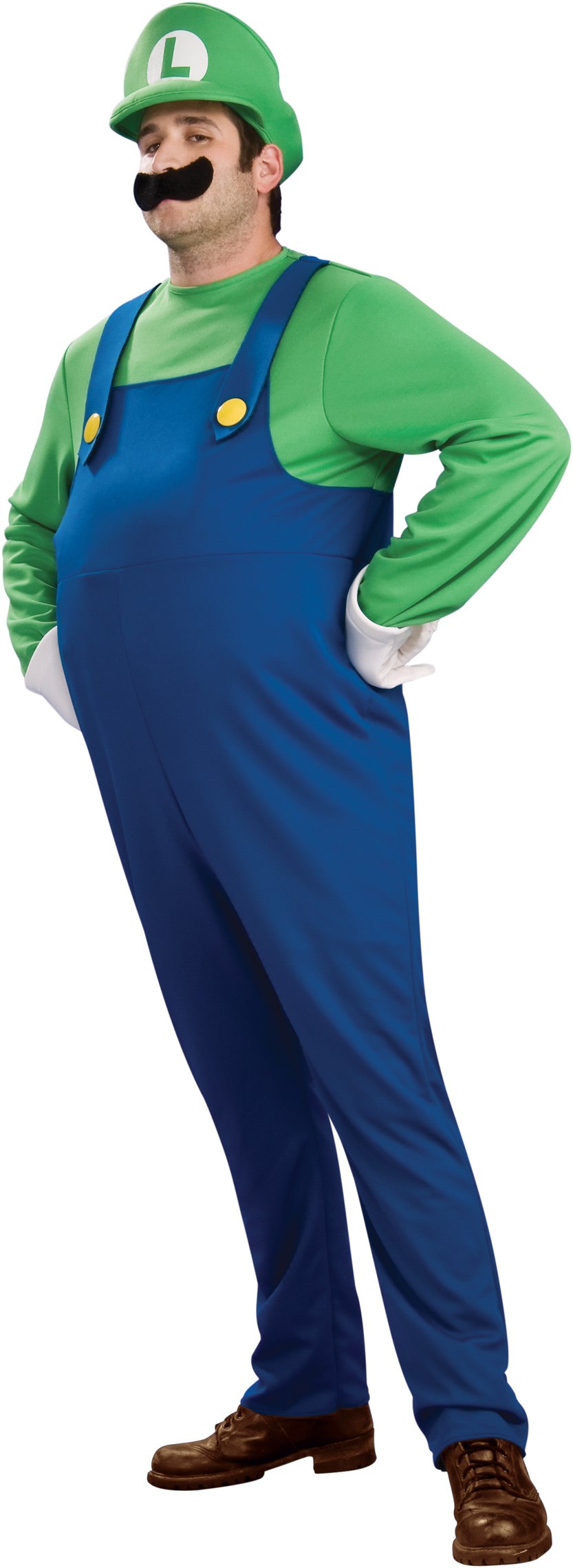 Super Mario Bros. - Deluxe Luigi Adult Plus Costume