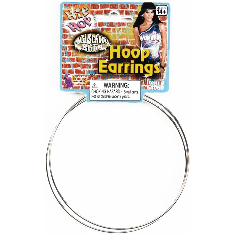 Hip Hop Jumbo Hoop Earrings for the 2022 Costume season.