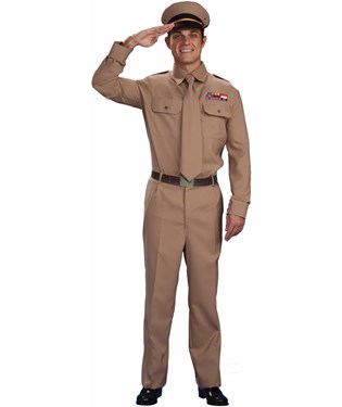 World War II General Adult Plus Costume