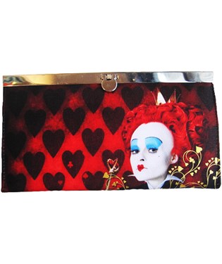 Alice in Wonderland Movie Queen of Hearts Flip-Lock Wallet
