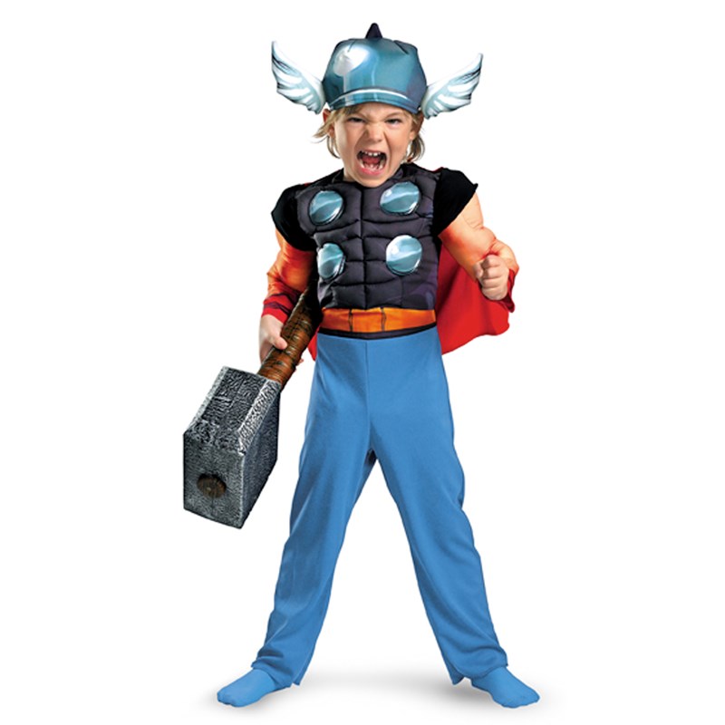 Thor Muscle Toddler Costume for the 2022 Costume season.