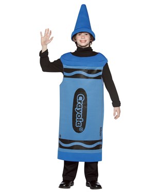 Blue Crayola Crayon Tween Costume