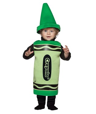 Green Crayola Crayon Toddler Costume
