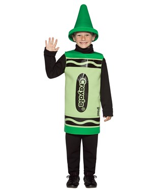 Green Crayola Crayon Child Costume