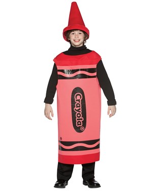 Red Crayola Crayon Tween Costume