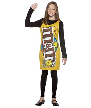 M & Ms Peanut Tank Dress Tween/Teen Costume