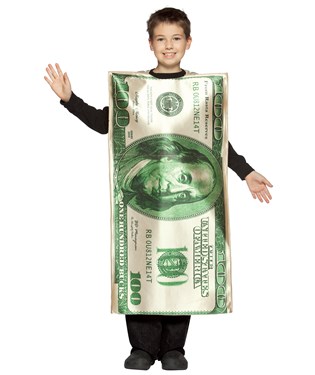 $100 Bill Child Costume