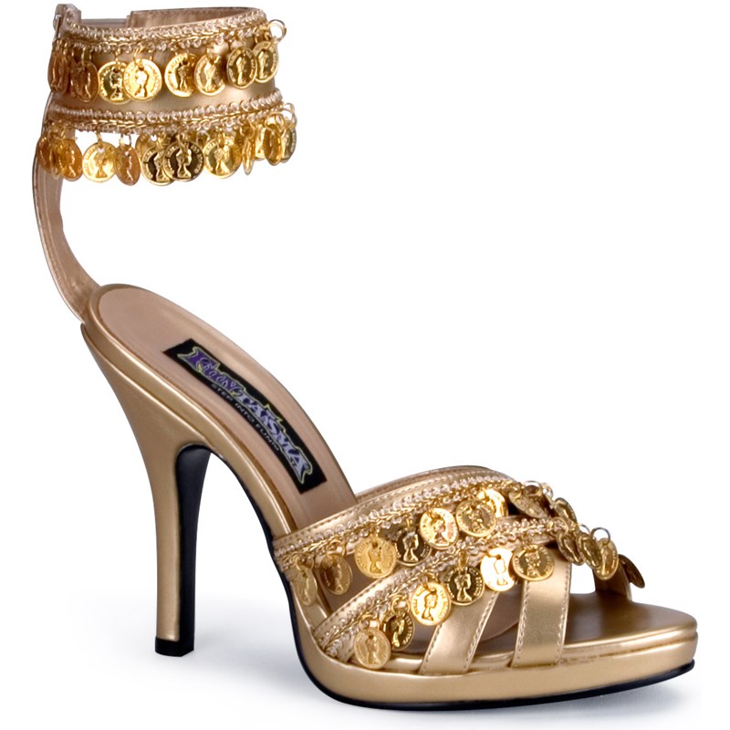 Gold Gypsy Shoes Adult for the 2022 Costume season.