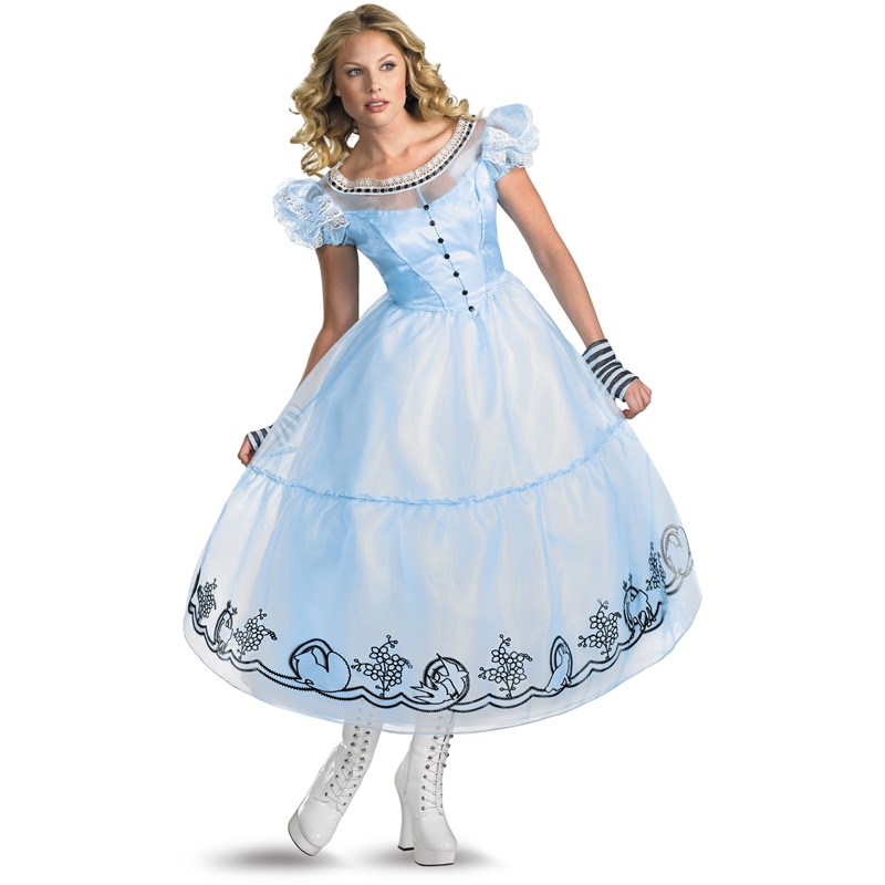 Alice in Wonderland Movie   Deluxe Alice Adult Costume for the 2022 Costume season.