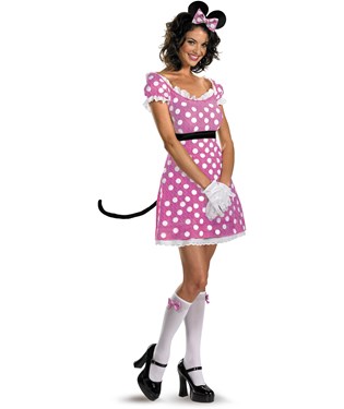 Sexy Pink Minnie Mouse Adult Costume