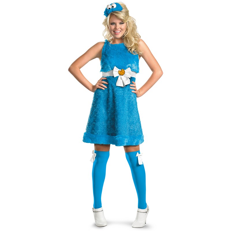 Sesame Street   Cookie Monster Sassy Female Adult Costume for the 2022 Costume season.