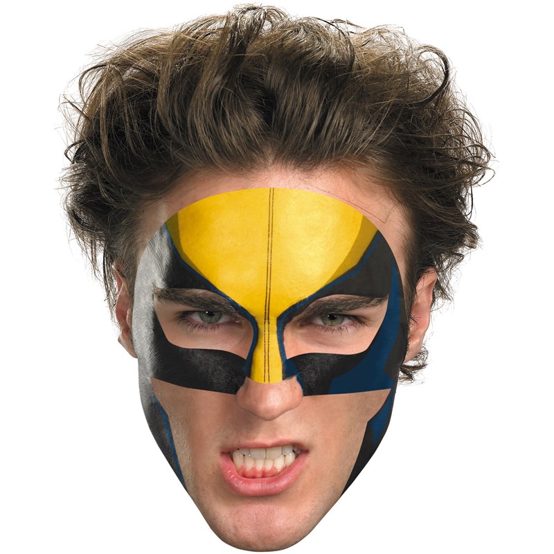 Wolverine Face Tattoo for the 2022 Costume season.
