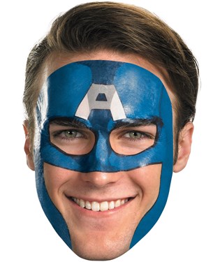 Captain America Face Tattoo