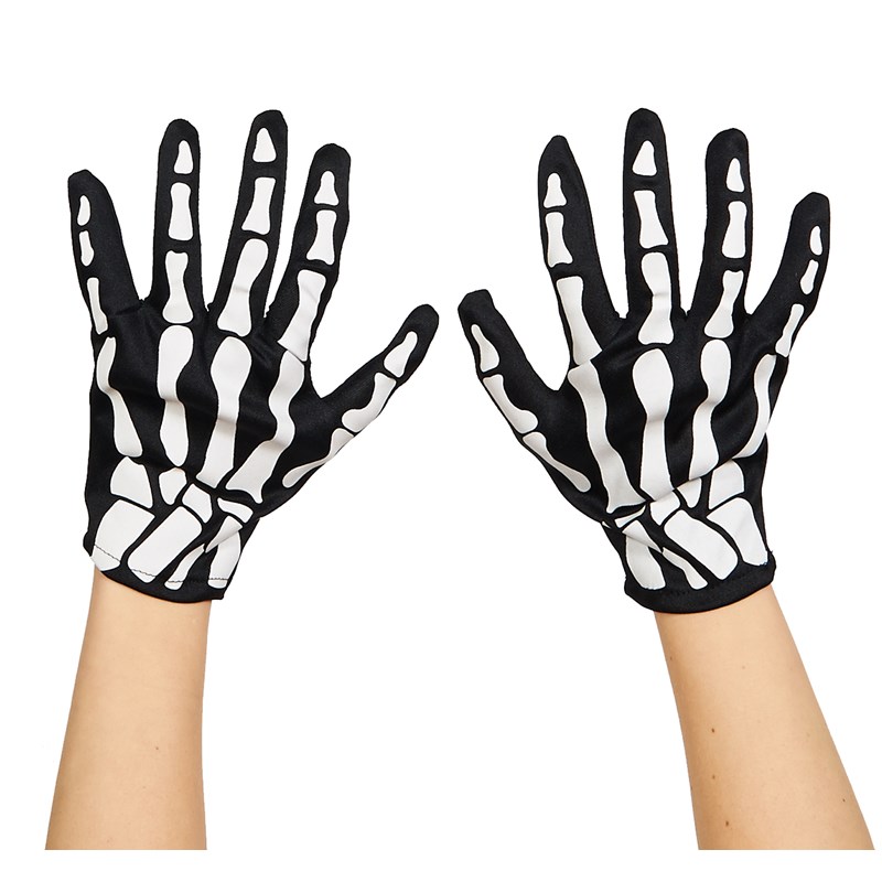 Glow In The Dark Skeleton Hands Child for the 2022 Costume season.